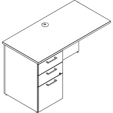 Groupe Lacasse Return, Right, Rd Handle, 48inx24inx29in, Snow LAS31NFR48FO